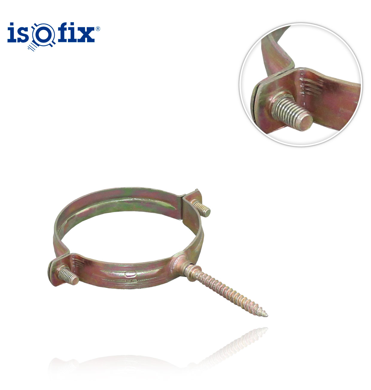 D60 ISOFIX CLAMP WITH LAG SCREW