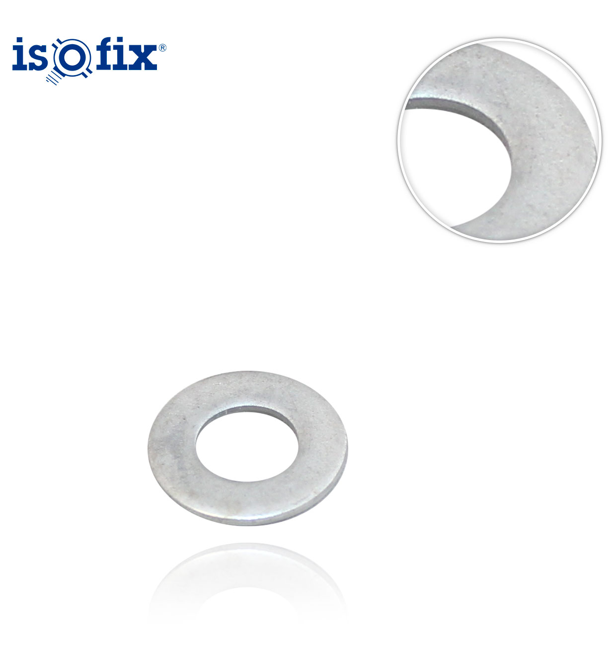 M-10 ** ZINC-PLATED HEX FLAT WASHER