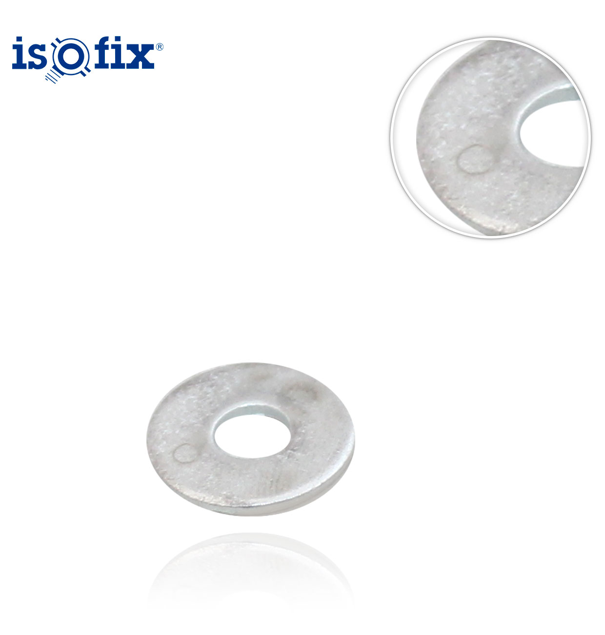 M-12 ** ZINC-PLATED HEX FLAT WASHER