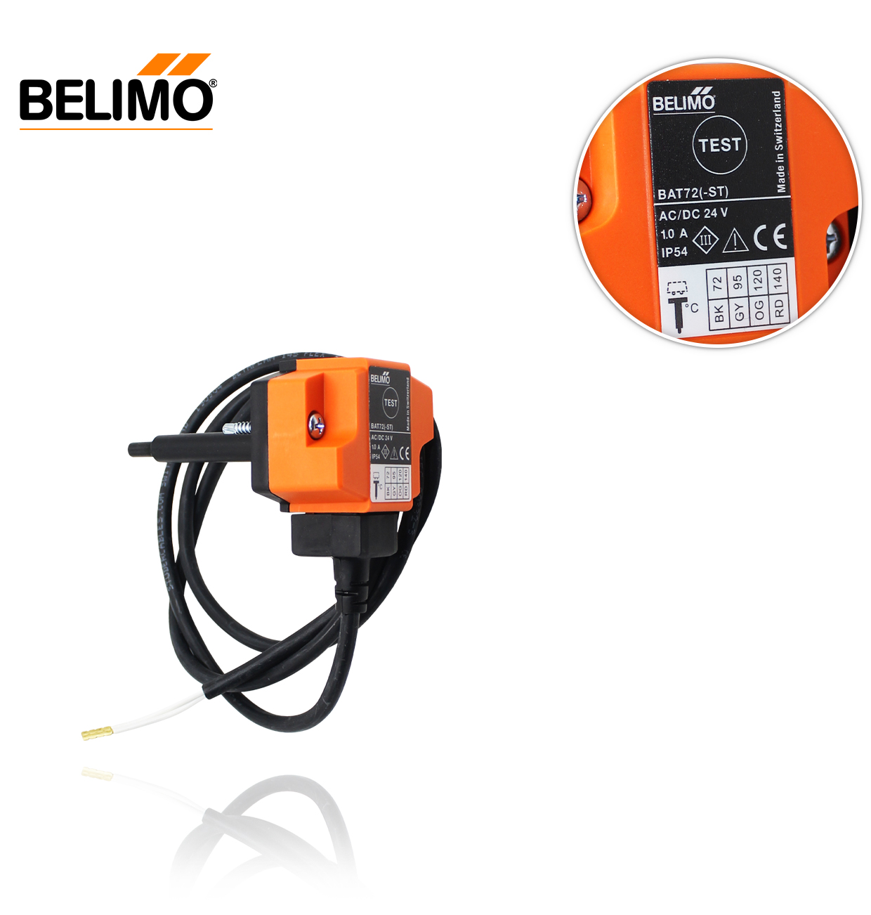 BAE72-S 24V BELIMO THERMOELECTRIC TRIPPING DEVICE with push-button