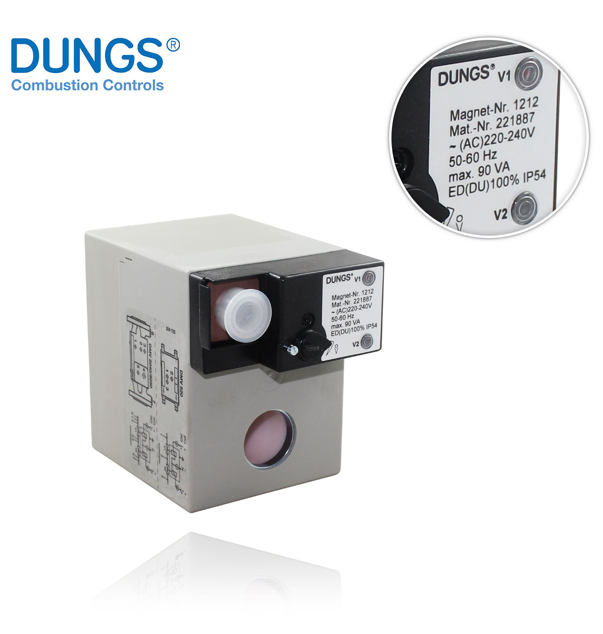 DUNGS NR 1212   IP 54  AC  230V COIL