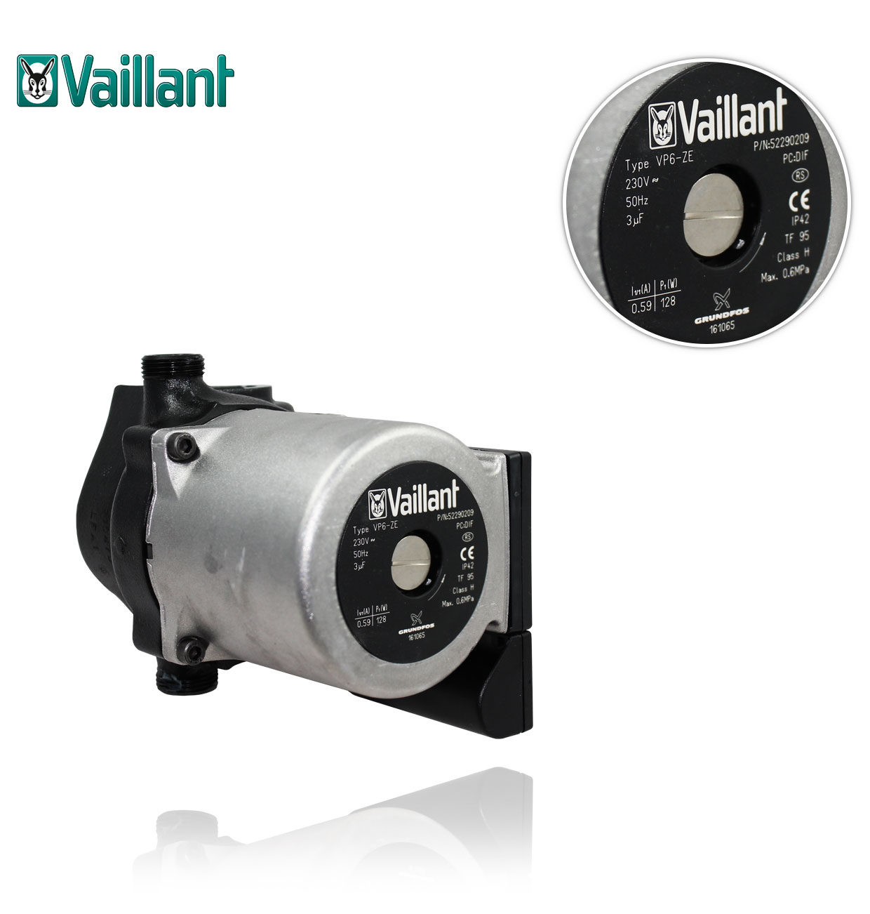 VAILLANT  6.0m VAILLANT 161107 PUMP with air separator