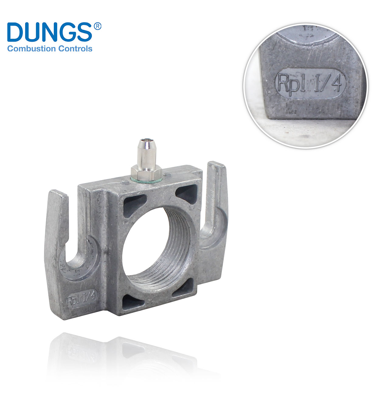 R1"1/4 DUNGS FLANGE WITH NOZZLES FOR MB410/412
