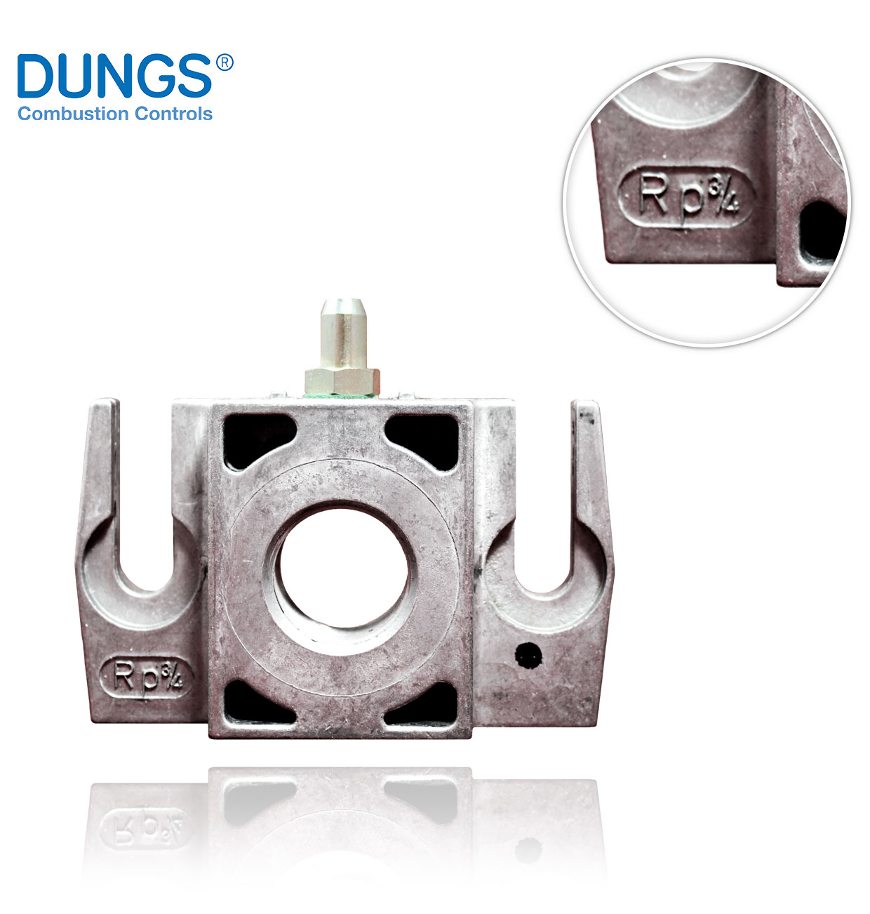 R3/4" DUNGS FLANGE WITH NOZZLES FOR MB410/412