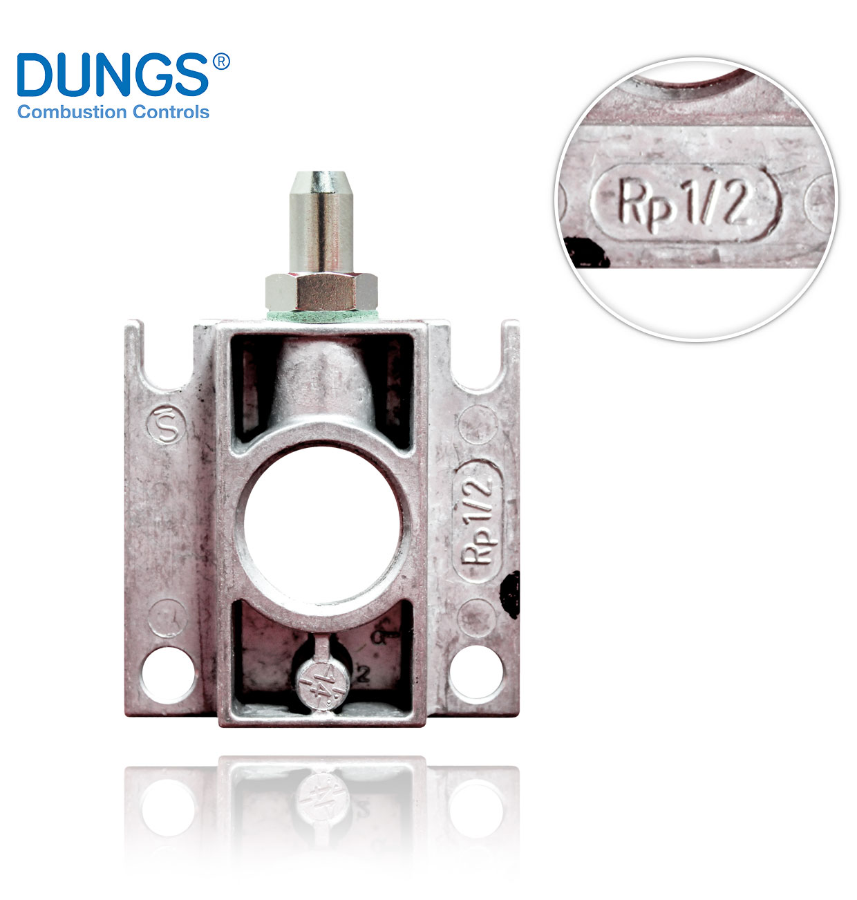 R1/2" DUNGS FLANGE WITH PLUG FOR MB403/053