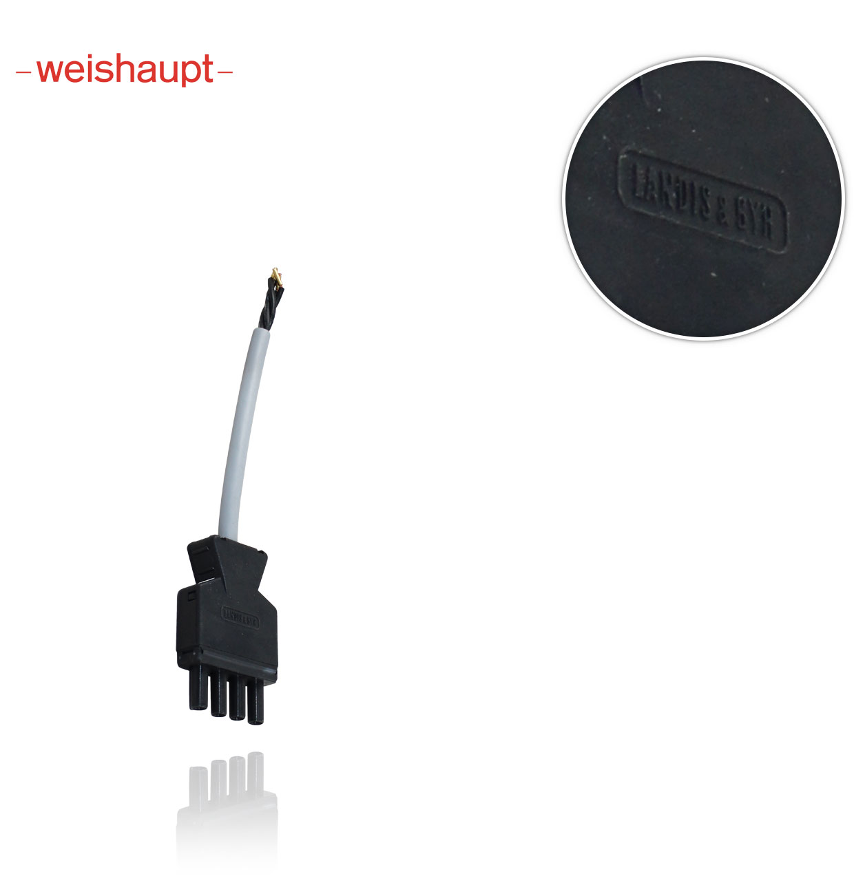 WEISHAUPT 23530015042 CONNECTING CABLE NR.14 4-PIN FOR SQN90 SERVOMOTOR