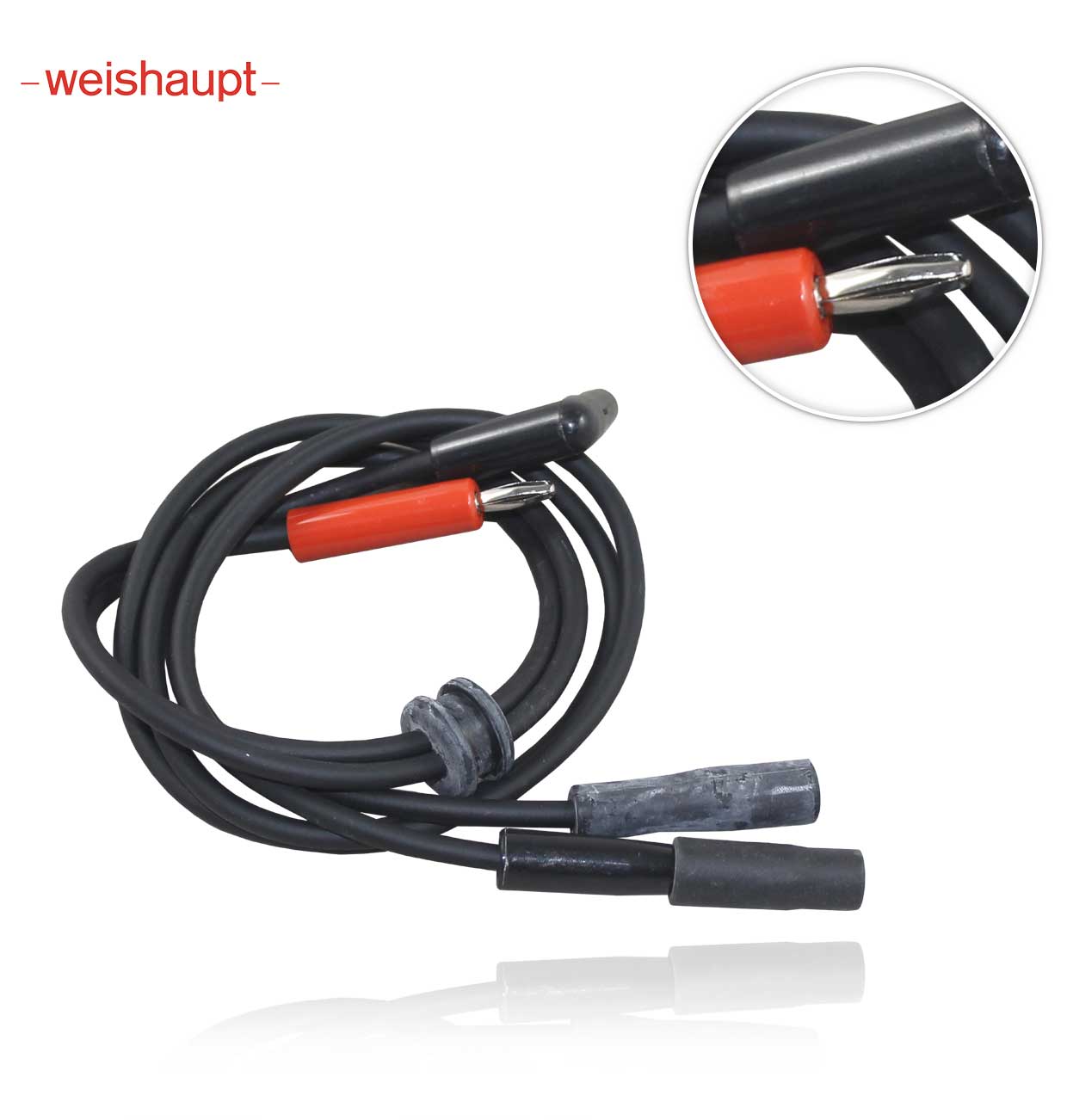 WEISHAUPT WG30 IGNITION/IONISATION CABLE, EXTENDED BY 200 mm FOR A LENGTH OF  800 mm 23031011182