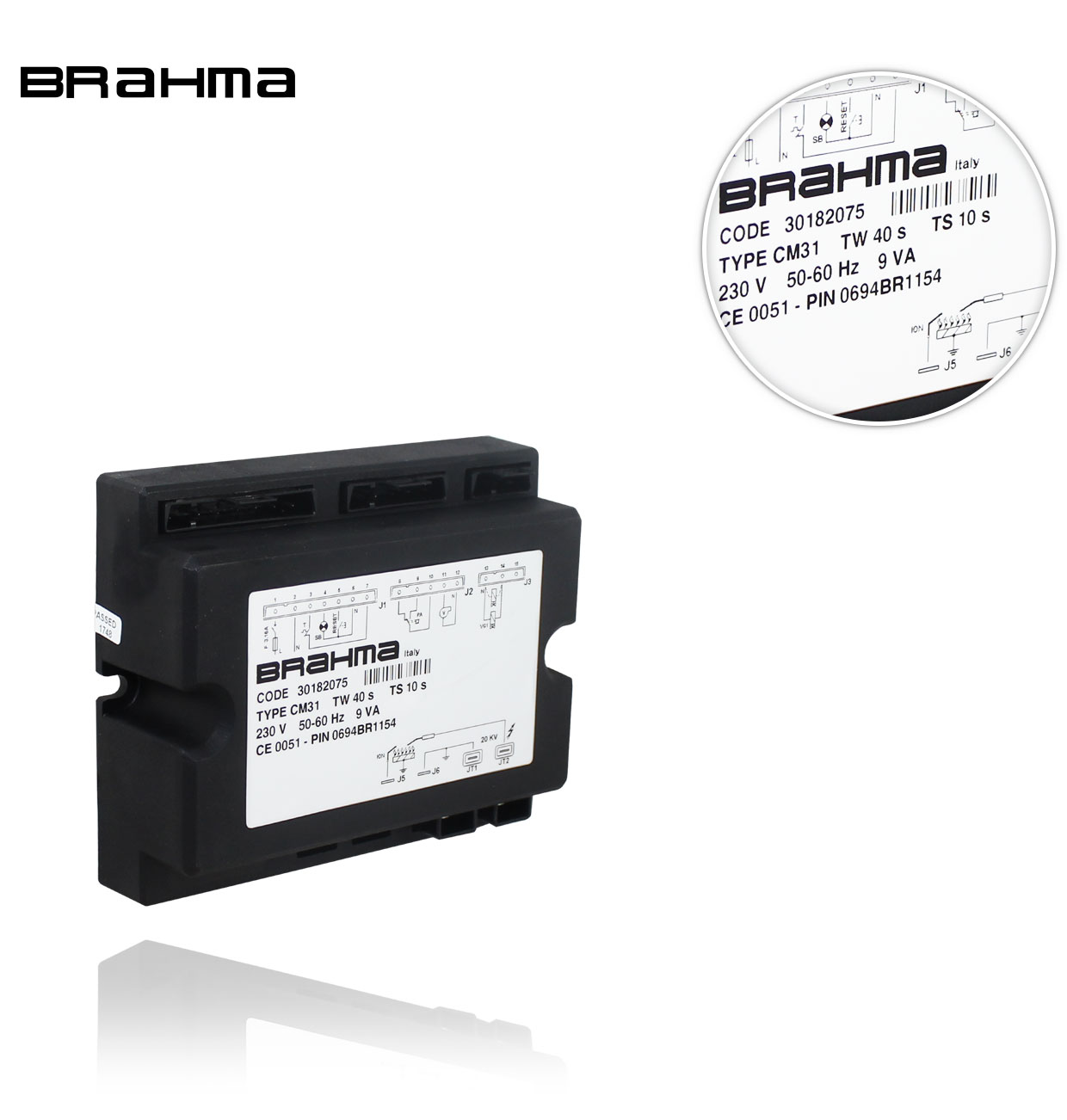 CM 31   TW40  TS10  BRAHMA MICROFLAT GAS CONTROL BOX