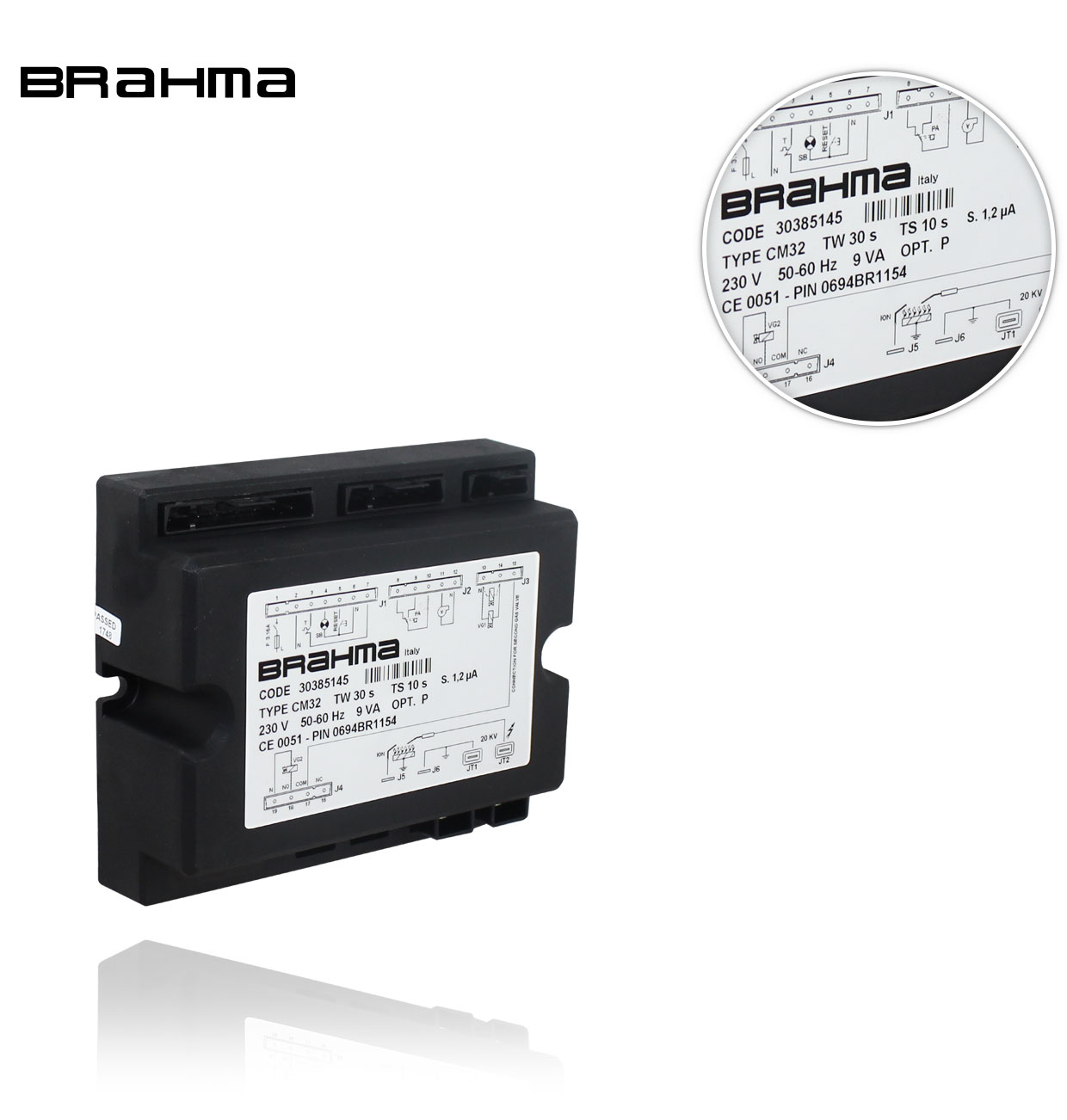 CM 32  TW30 TS10 GAS EUROFLAT BRAHMA CONTROL BOX
