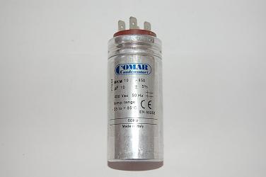 CON/ 10 MKM ALUMINIUM 450V WITHOUT SCREW 35x80 DOUBLE FASTON CAPACITOR