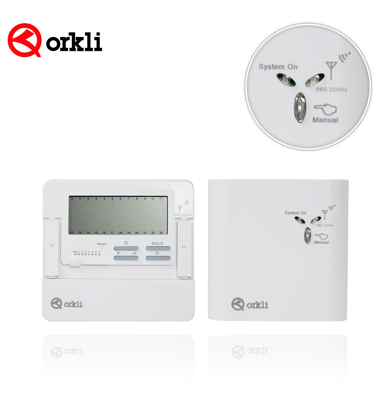 CS7 ORKLI WEEKLY REMOTE CONTROLLED CHRONO-THERMOSTAT