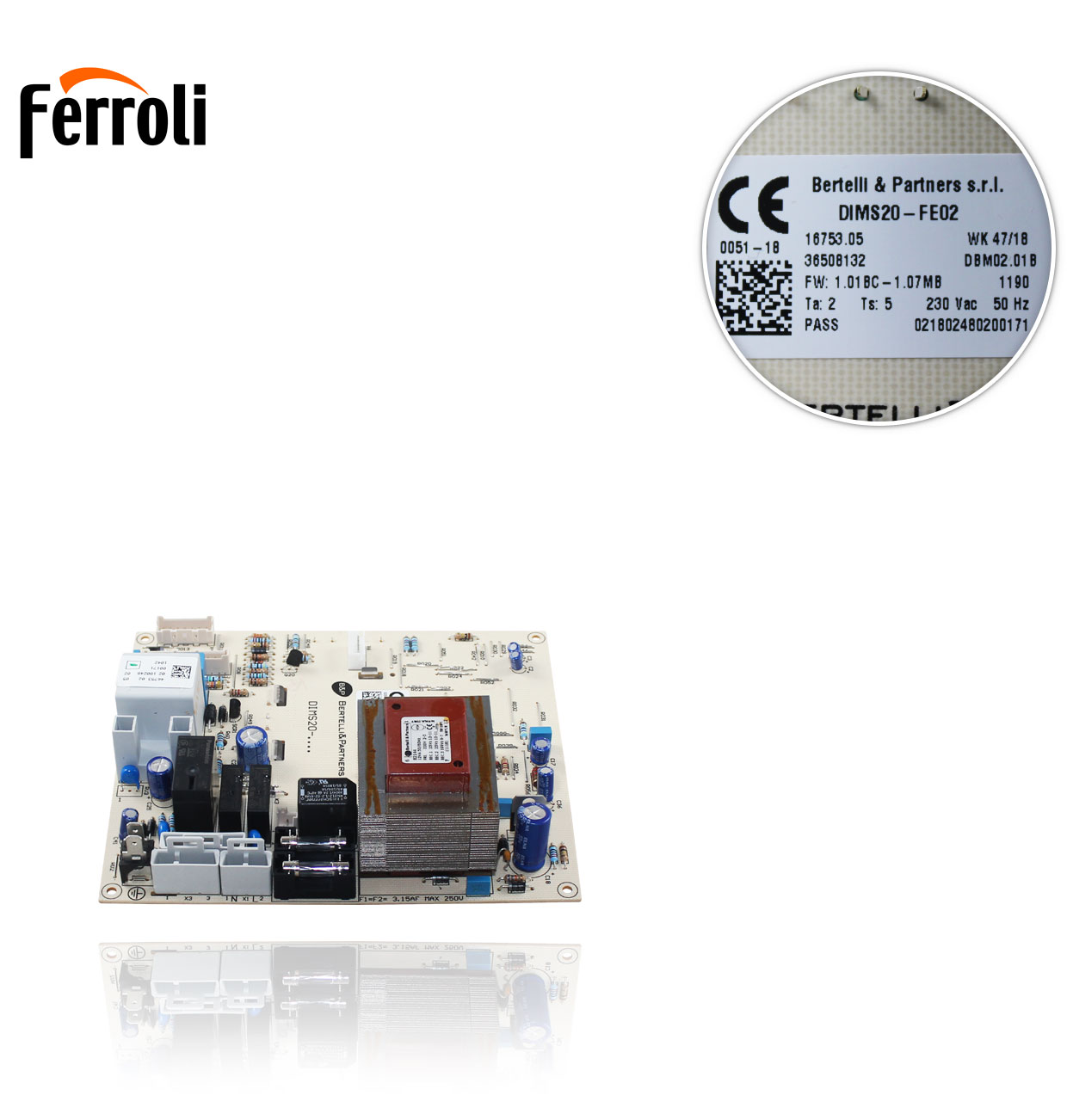 FERROLI 39820661 DBM02.1A DIVATECH CONTROL BOX KIT<br>