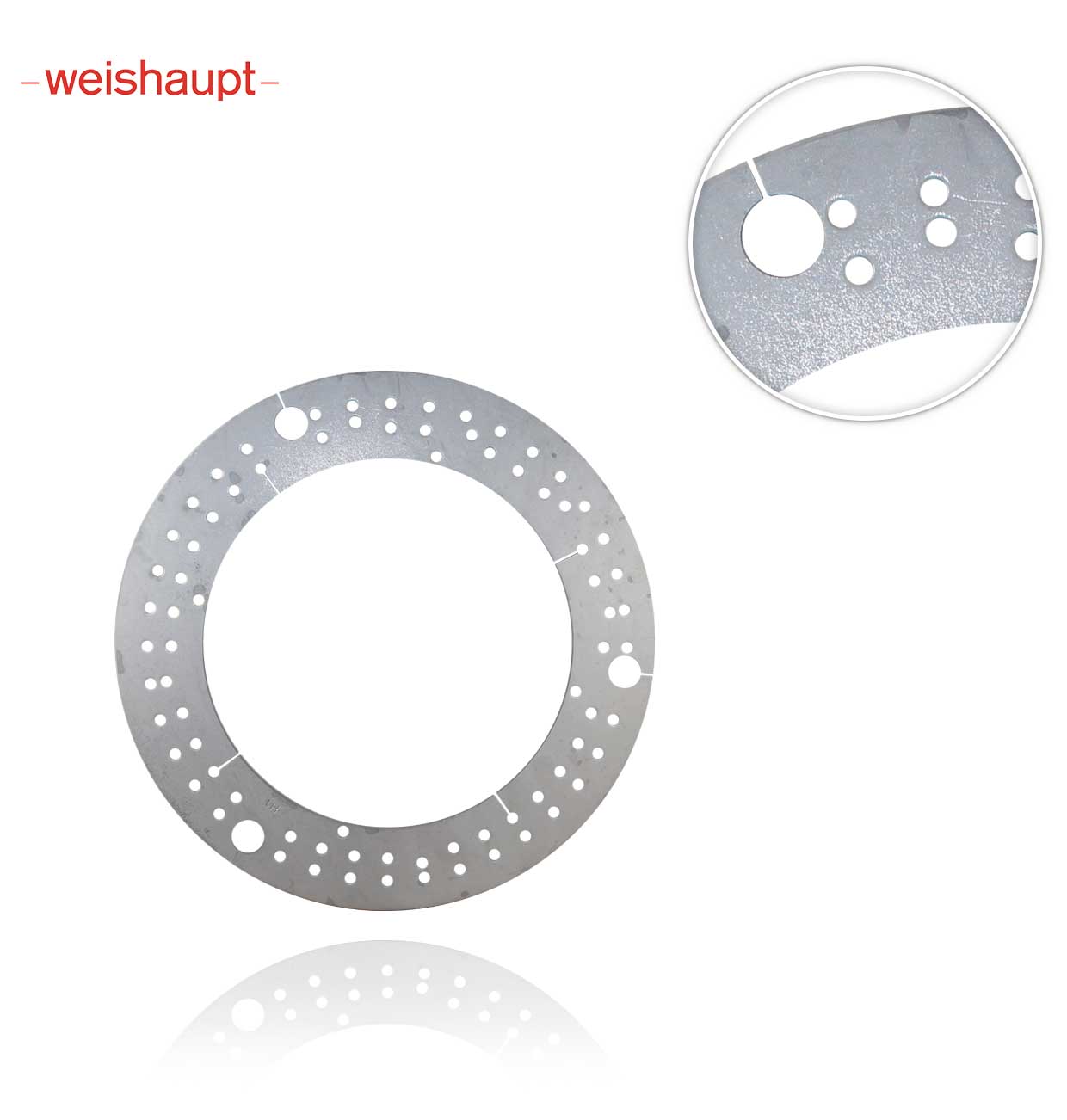 WEISHAUPT 21760414177 345x235 PERFORATED BAFFLE PLATE