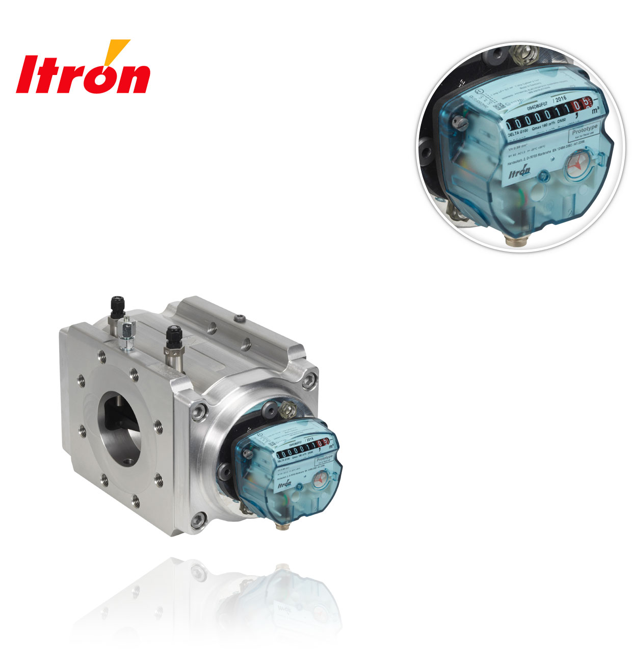 DELTA G100 DN50 maximum qty:160 DYNAMIC:160 LENGTH:171mm ITRON EXTENDED DYNAMIC ROTARY PISTON METER