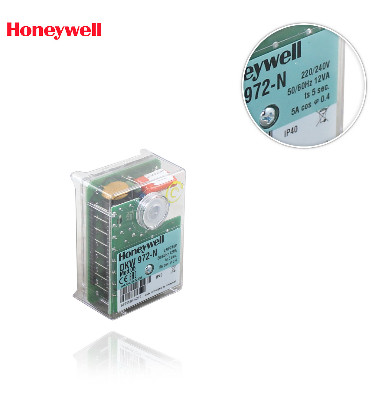 DKW 972-N  (Mod.5) CONTROL BOX HONEYWELL
