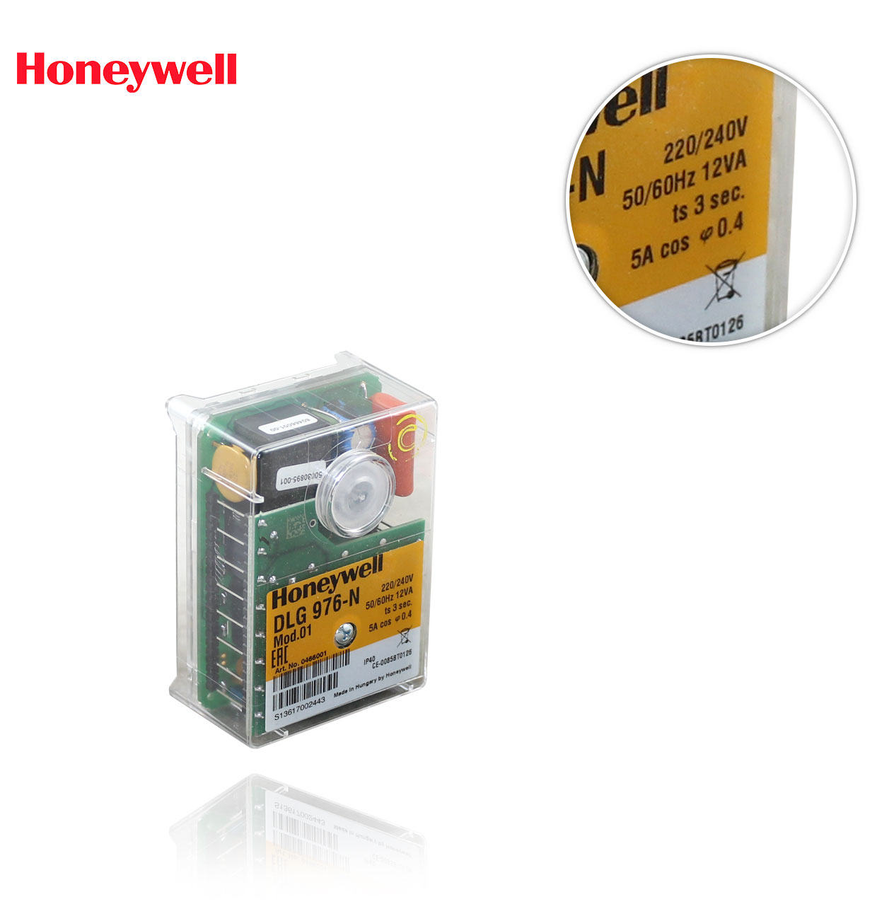 DLG 976-N  (Mod.01)  CONTROL BOX SATRONIC/ HONEYWELL