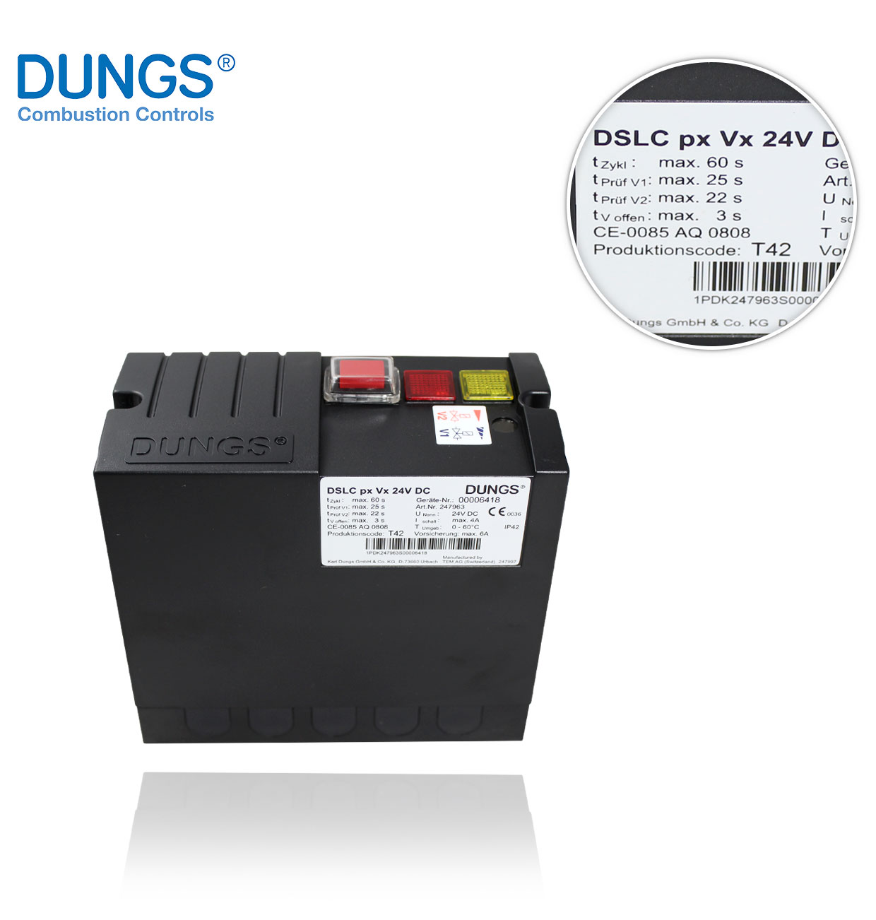 DSLC px Vx 24VDC Kpl (247963) DUNGS CONTROL BOX LEAK CONTROLLER