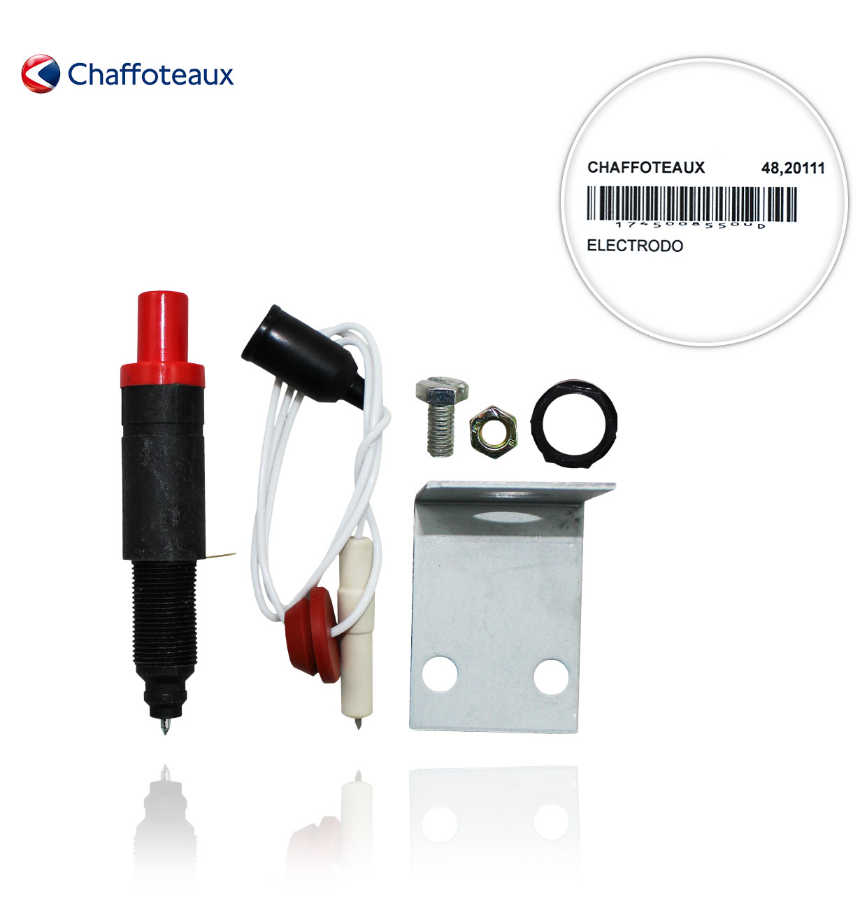 CHAFFOTEAUX ELECTRODE+PIEZO  "KIT"   M12/TS/TCE/TCF/M26