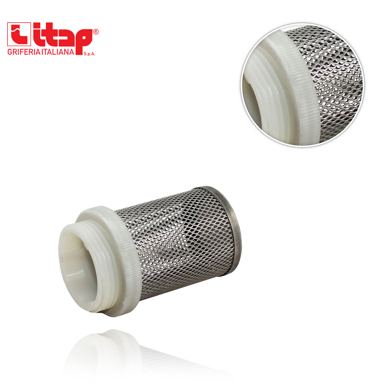 1"1/4 STAINLESS STEEL FILTER FOR FOOT VALVE with 6.6 nylon fitting