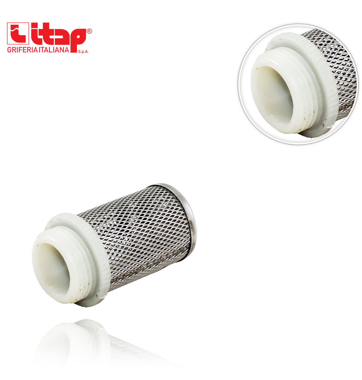3/4" STAINLESS STEEL FILTER FOR FOOT VALVE with 6.6 nylon fitting
