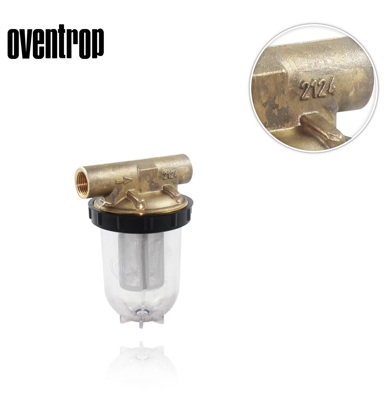 3/8" GAS OIL FILTER with 50-75µm SIKU OVENTROP filter