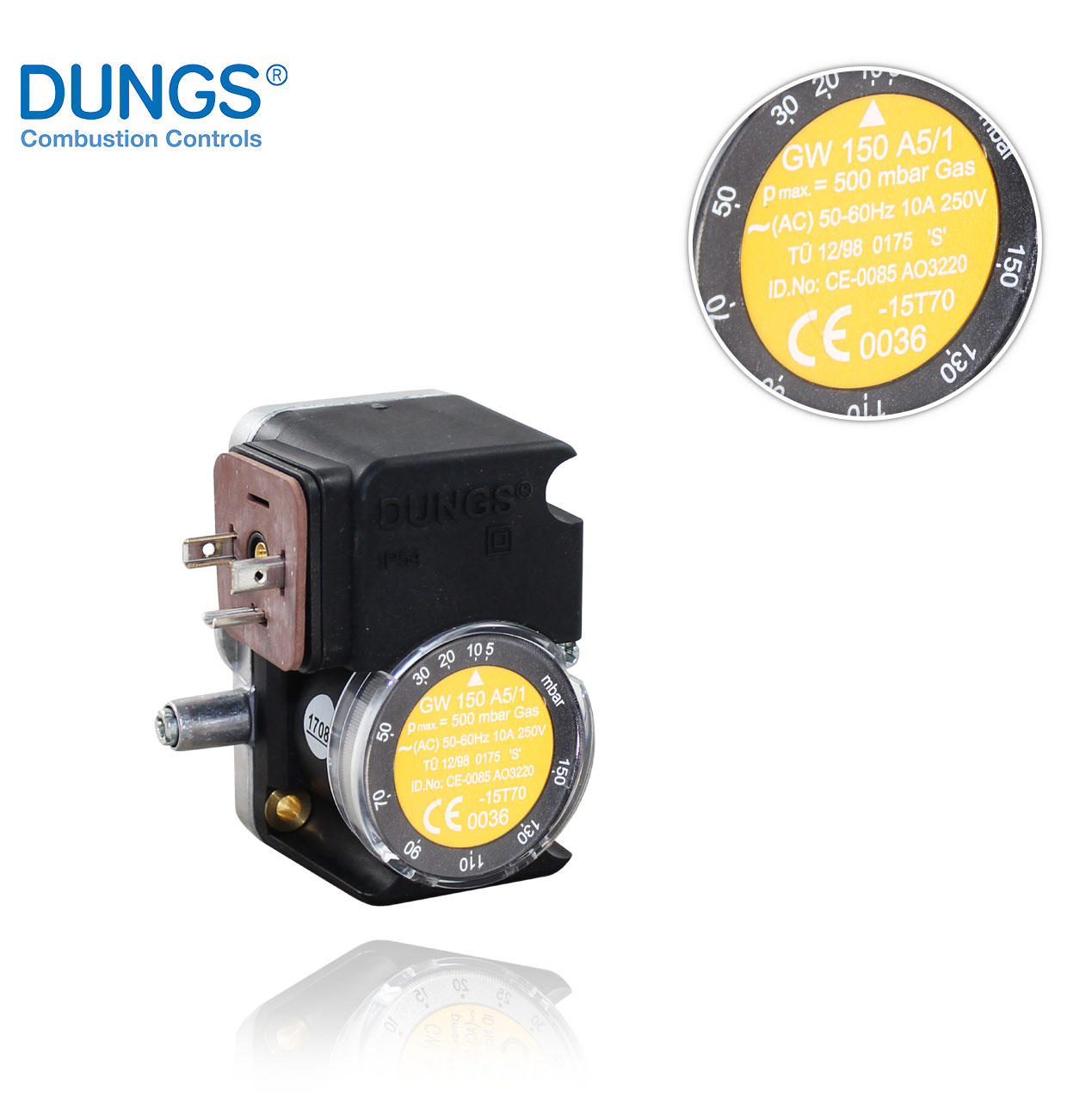 GW   150 A5/1  PRESSURE SWITCH DUNGS