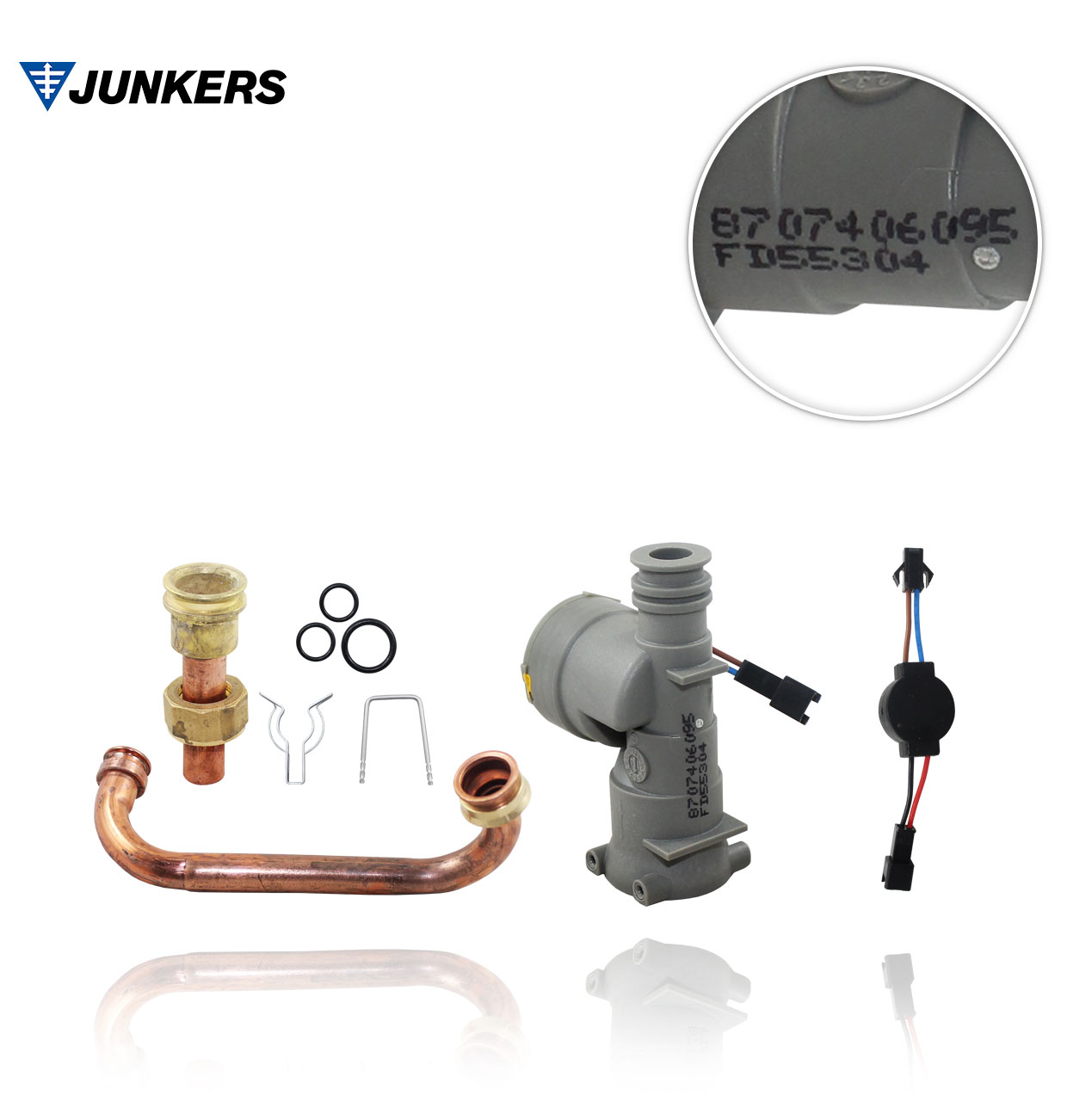 JUNKERS 8707406104 WR11 HYDROGENERATOR ASSEMBLY