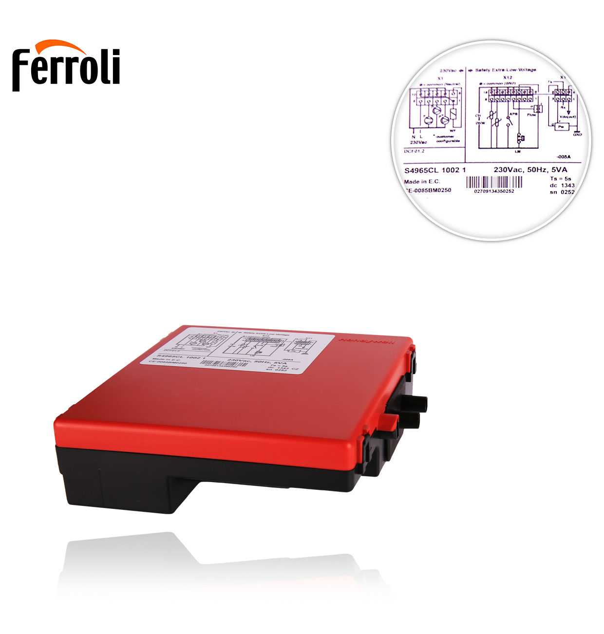 FERROLI 39809822 DCF01.2  S4965CL1002  NEW ELITE/ FERSTYLE CONTROL BOX KIT