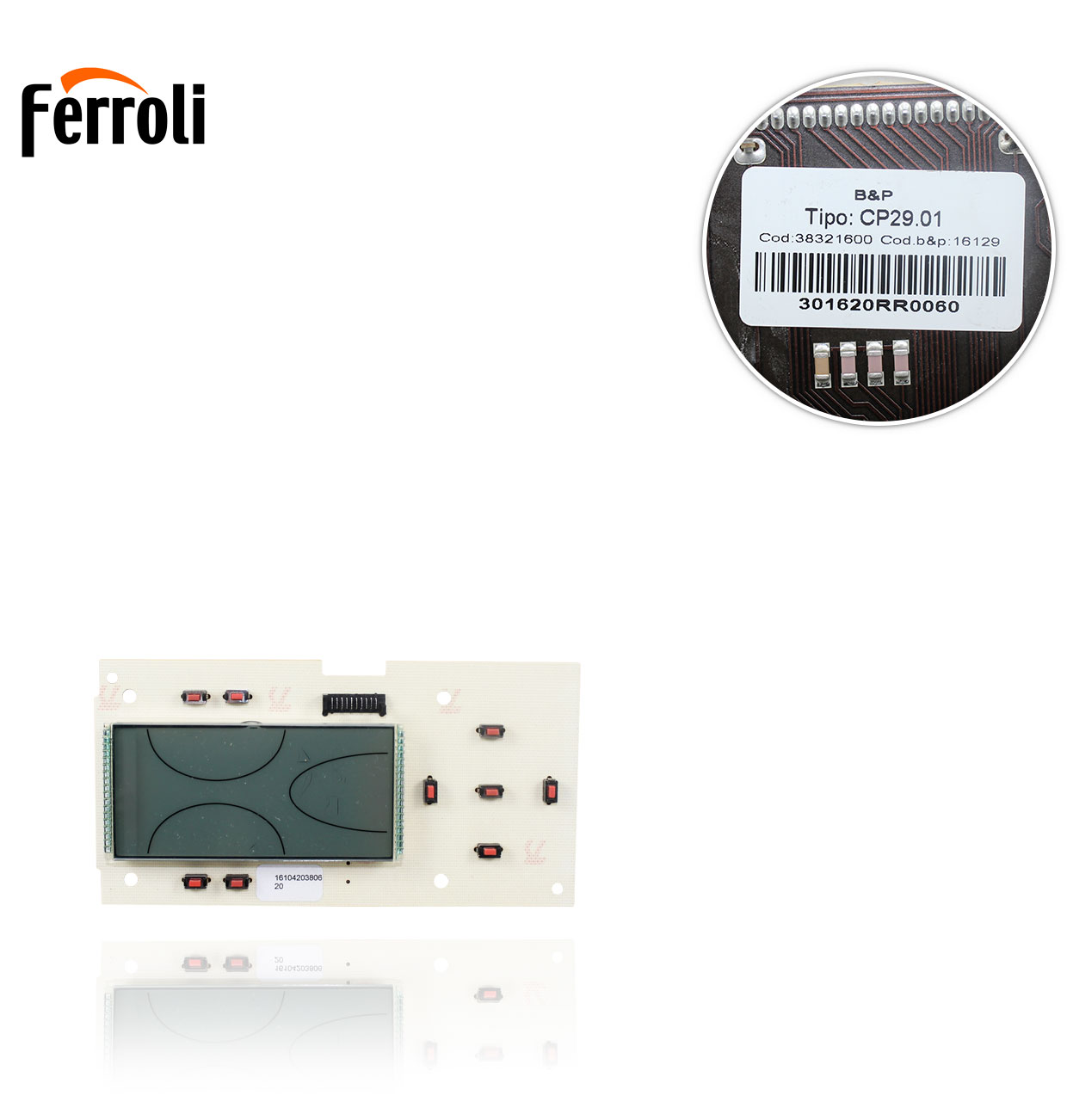 FERROLI 39820410 DSP05 ELECTRONIC BOARD KIT (display)
