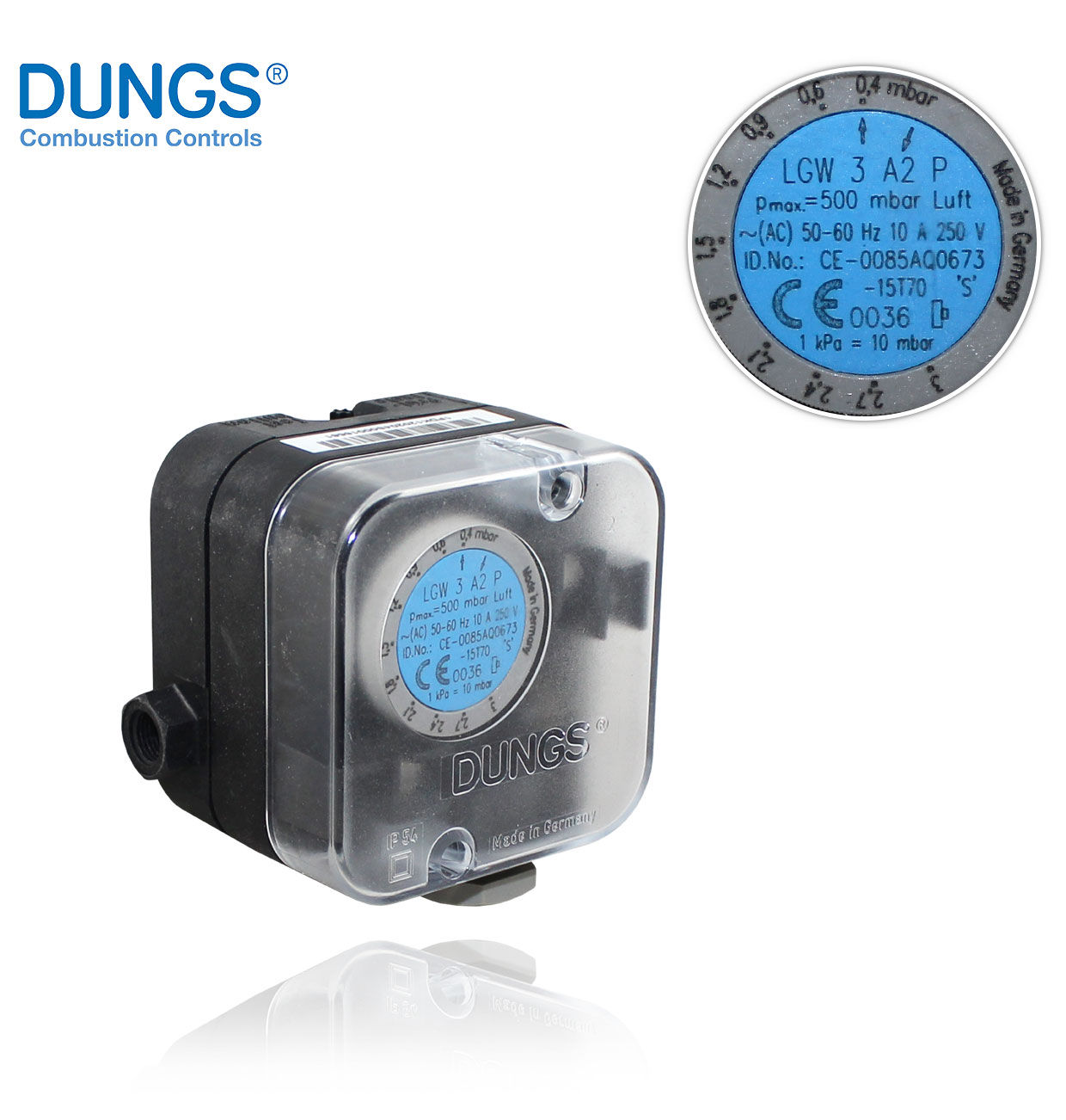 LGW 3 A2P DUNGS TOUCH PRESSURE SWITCH
