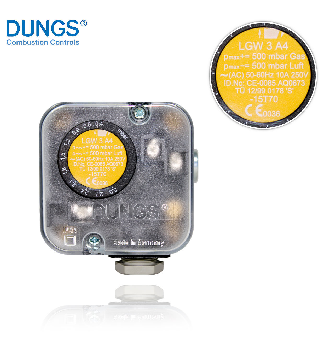 LGW  3 A4  DIFFERENTIAL PRESSURE SWITCH