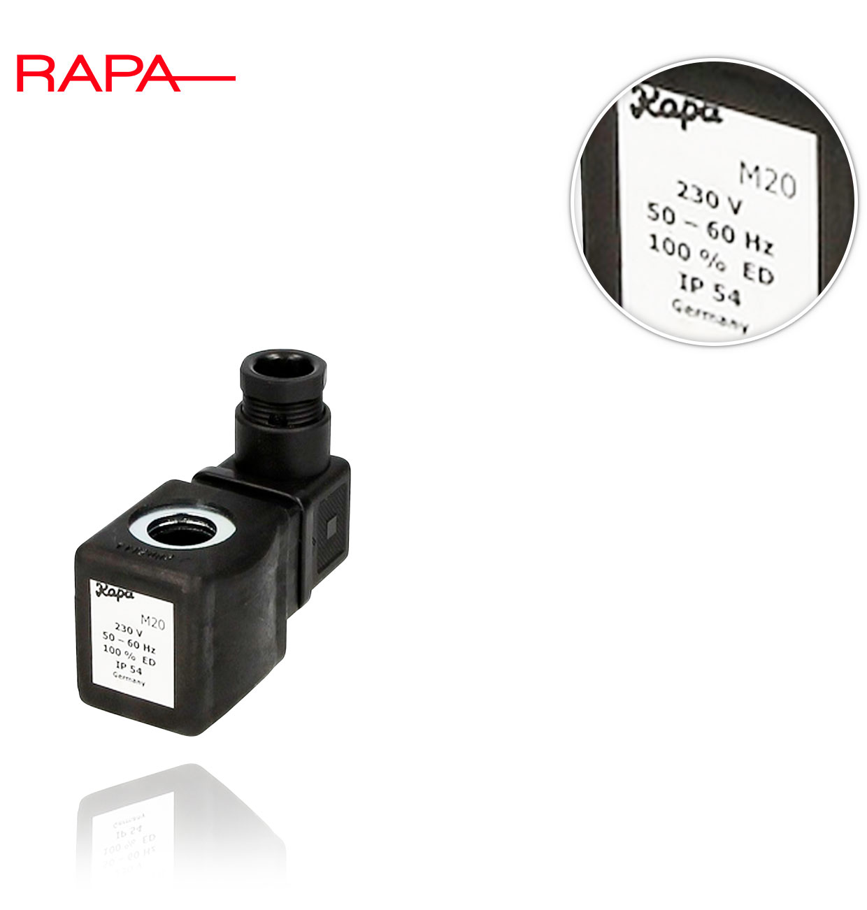 M20 14W 230V/50Hz with RAPA COIL connector