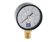 D40 0-6bar R1/4" RADIAL MANOMETER WITH ABS O-RING
