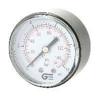 D50 0-2.5bar R1/4" REAR MANOMETER WITH ABS