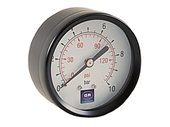 D63 0-25bar R1/4" REAR MANOMETER WITH ABS O-RING