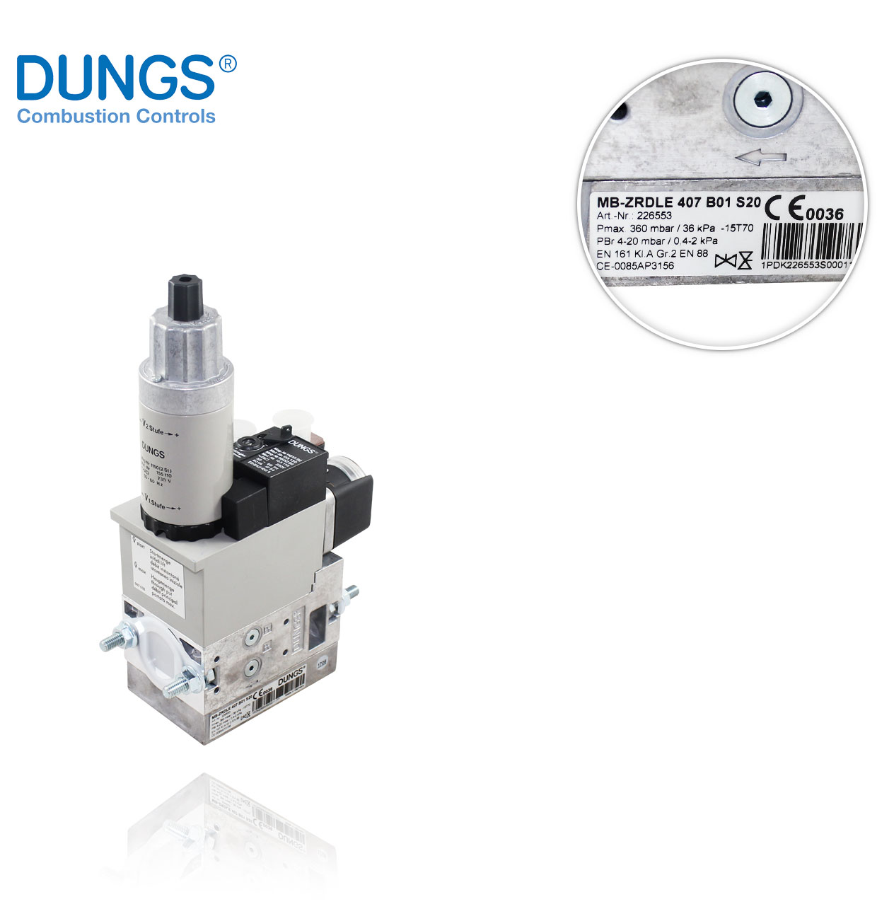 DUNGS 226553 MB-ZRDLE 407 B01 S20 GW A5  MULTIBLOCK