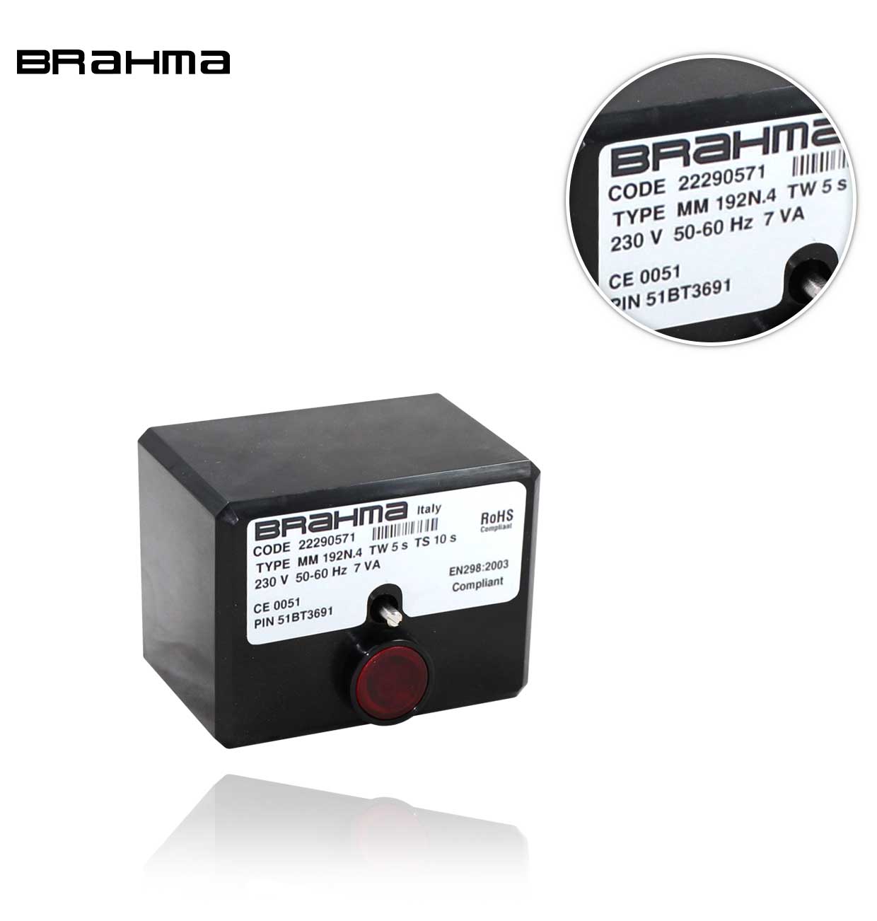 MM 192N.4 BRAHMA GAS EUROBOX CONTROL BOX