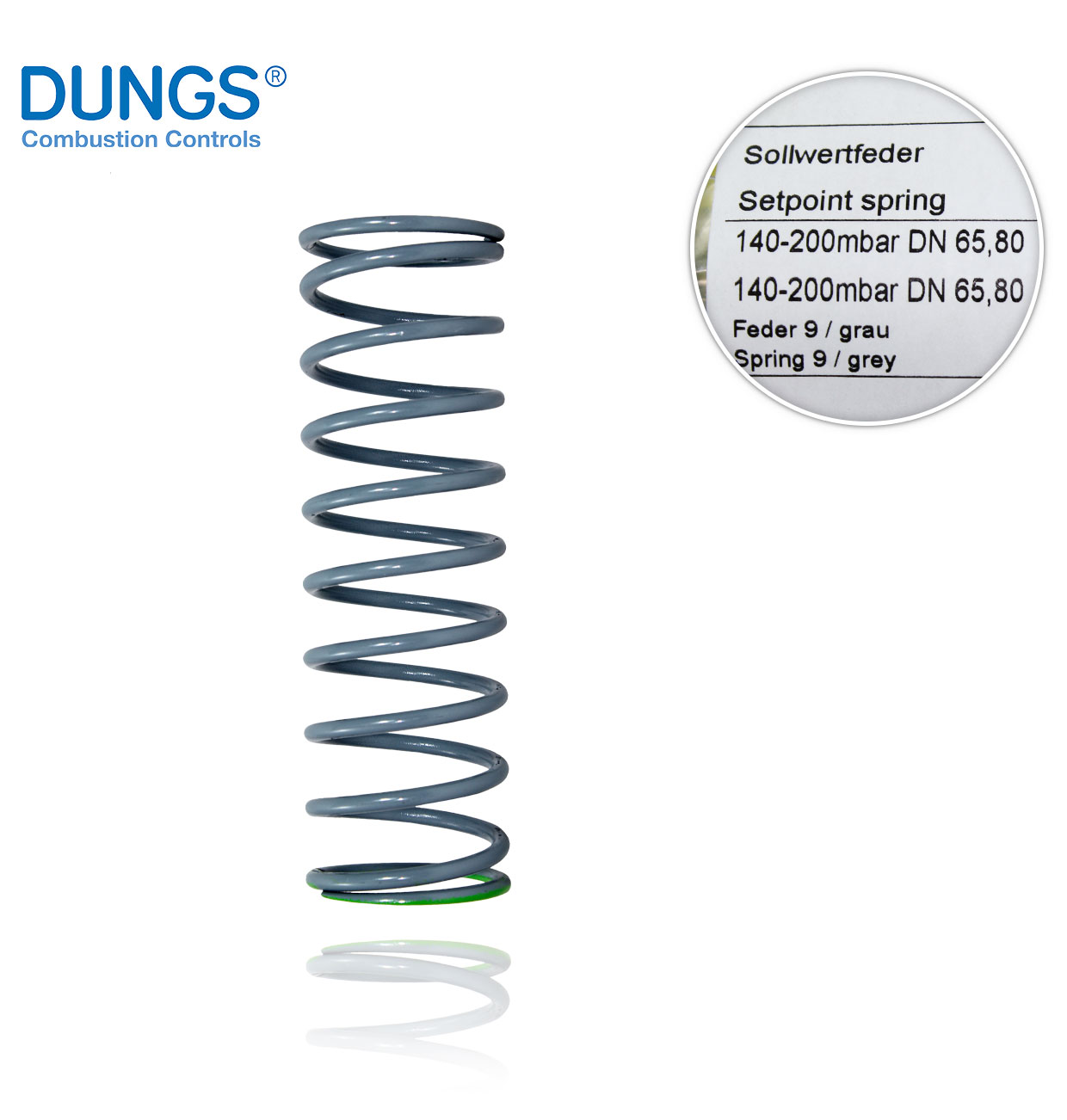 GREY SPRING FOR FRS 5065/ 5080 140-200mbar DUNGS