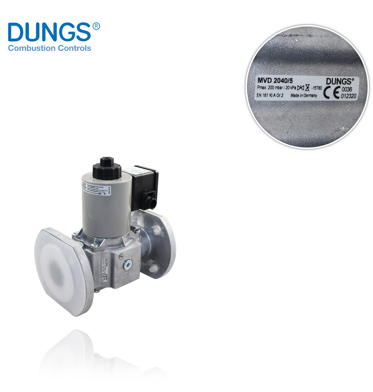 MVD 2040/5 DN40 maximum pressure 200    DUNGS