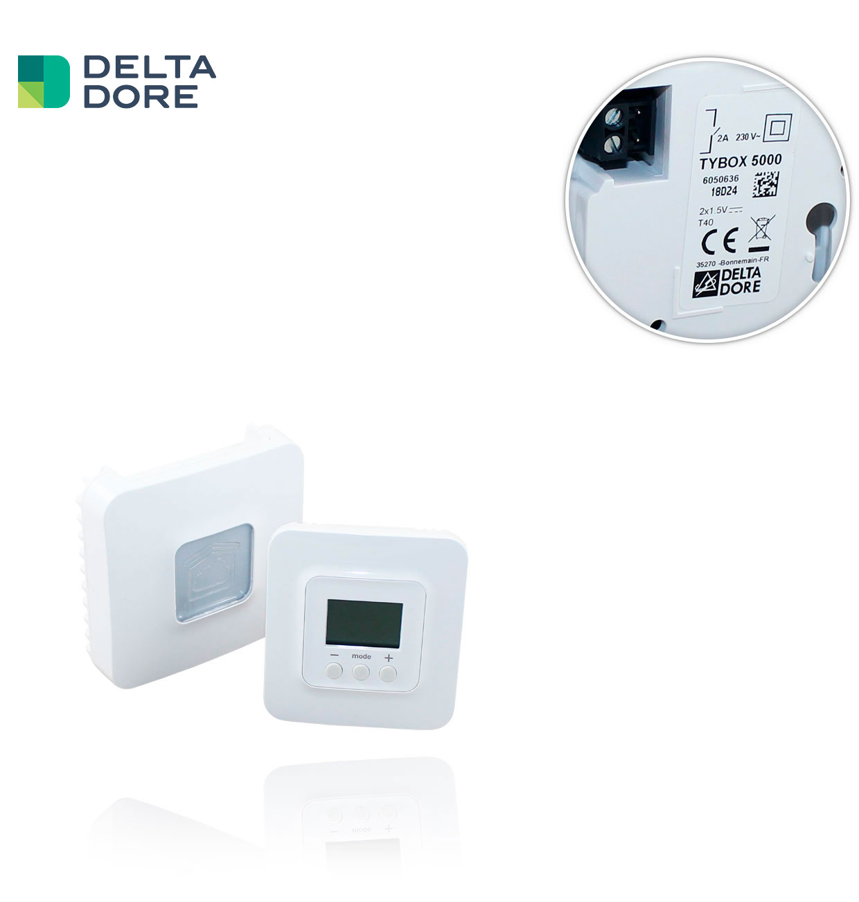DELTA DORE TYBOX 5000 WIRED THERMOSTAT PACK