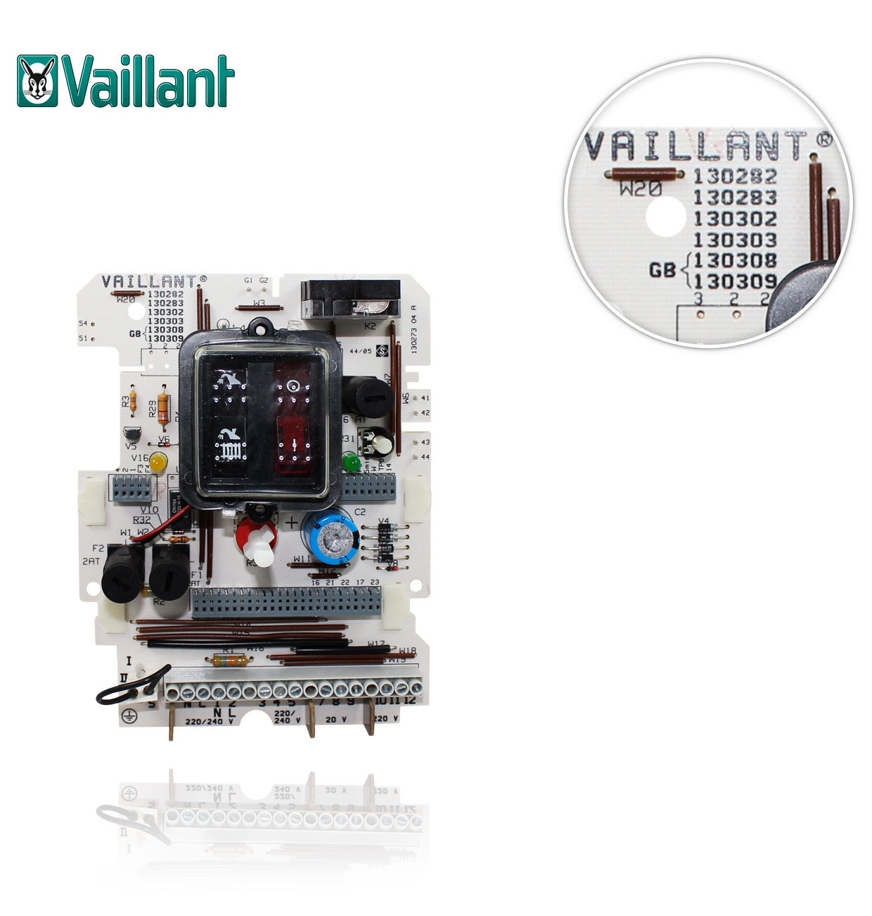 PULSING ELECTRONIC PANEL FOR VCW 24-10, (HYBRID) VAILLANT 130324