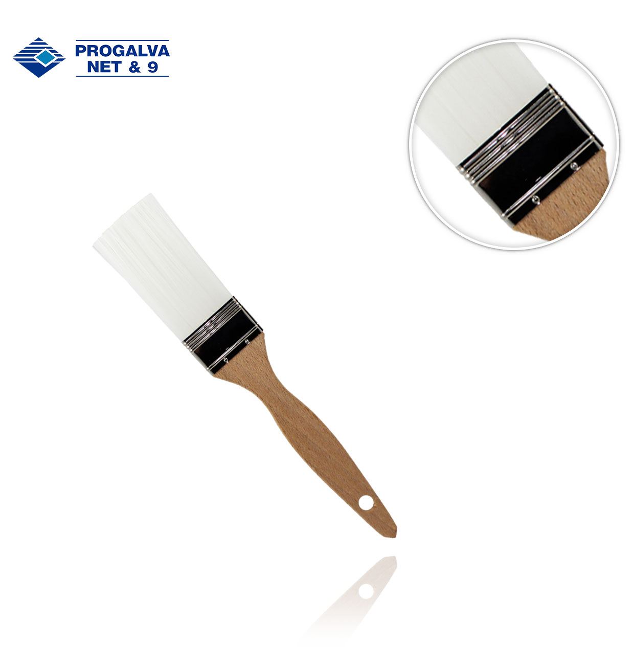 FLAT NYLON BRUSH FOR WALL-MOUNTED BOILERS-HEATERS