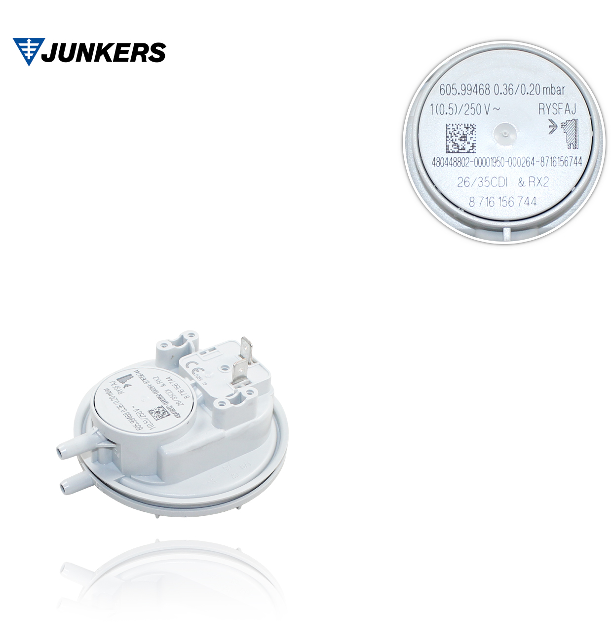 JUNKERS 8716156744 ZWN  PRESSURE SWITCH