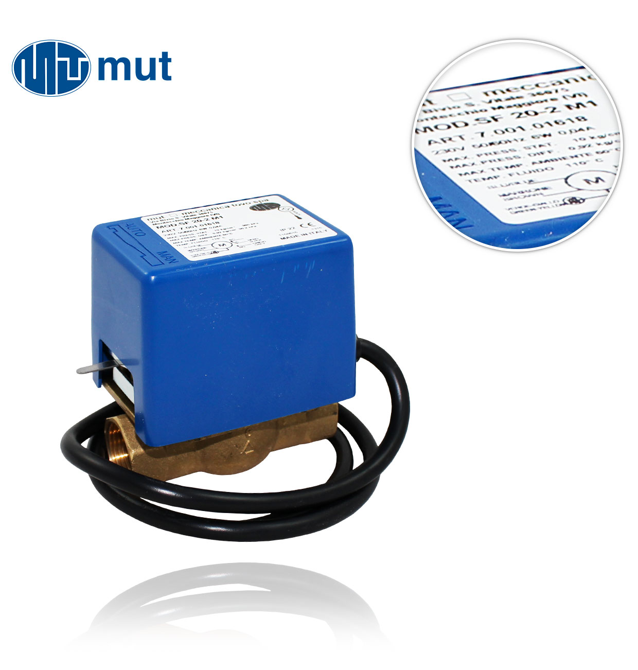 SF 20-2 M1 FF R3/4" 2-way MUT ZONE with 230V microswitch
