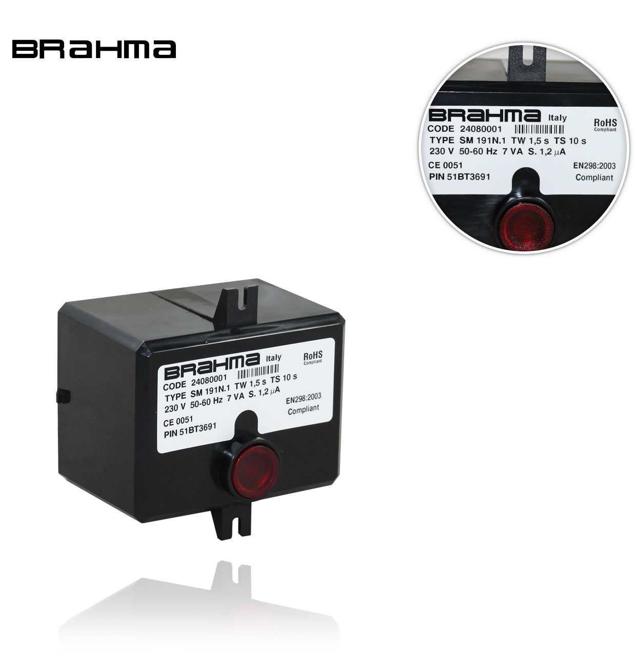 SM191N.1 TW1.5  TS10  GAS EUROBOX BRAHMA CONTROL BOX