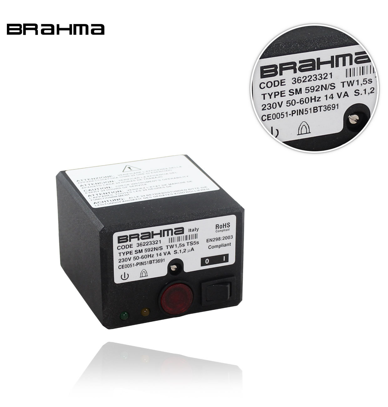 SM592N/S TW1.5 TS5 NASSETI BRAHMA CONTROL BOX