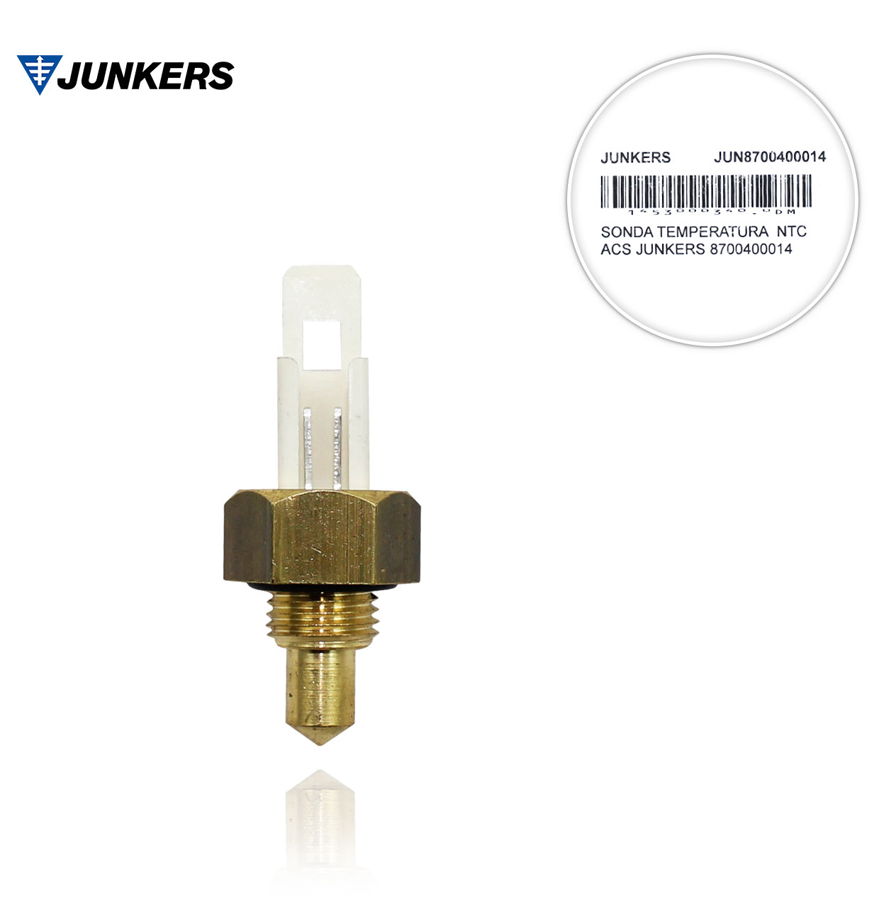 JUNKERS 8700400014 DHW NTC TEMPERATURE PROBE