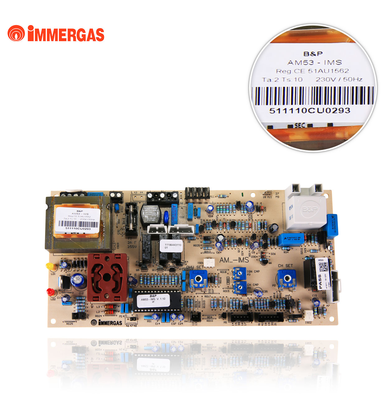 1015643  IMMERGAS NIKE/ EOLO STAR IGNITION AND ELECTRONIC REGULATOR BOARD
