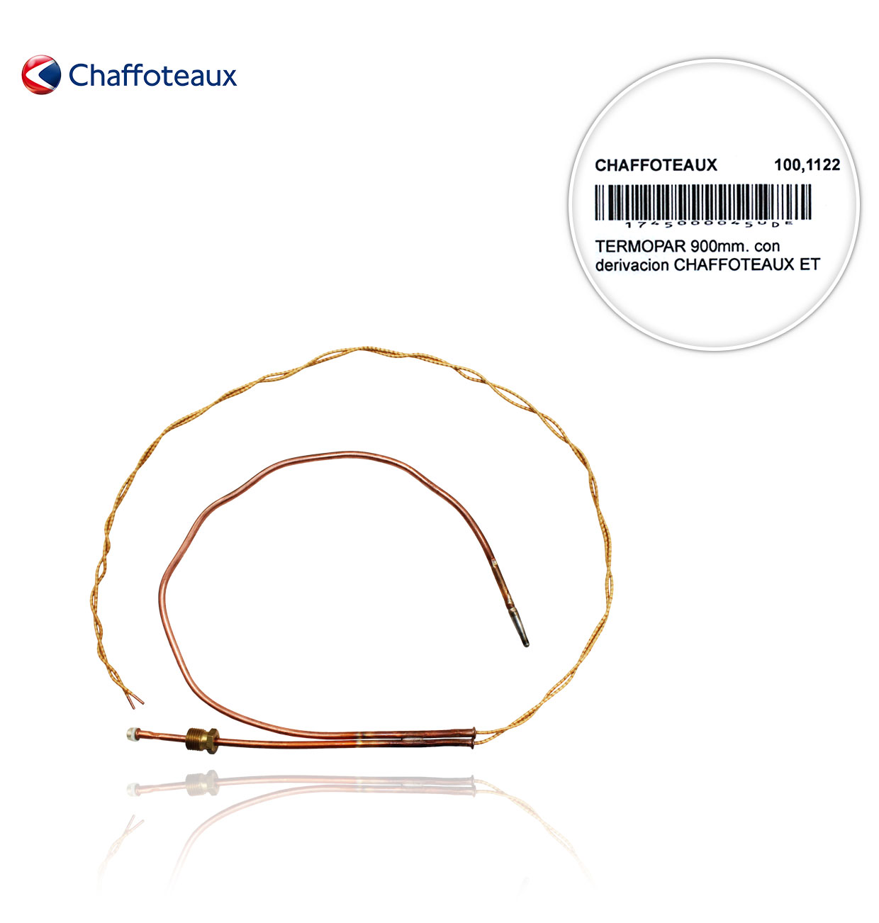 900mm CHAFFOTEAUX ET MAURY THERMOCOUPLE with bypass