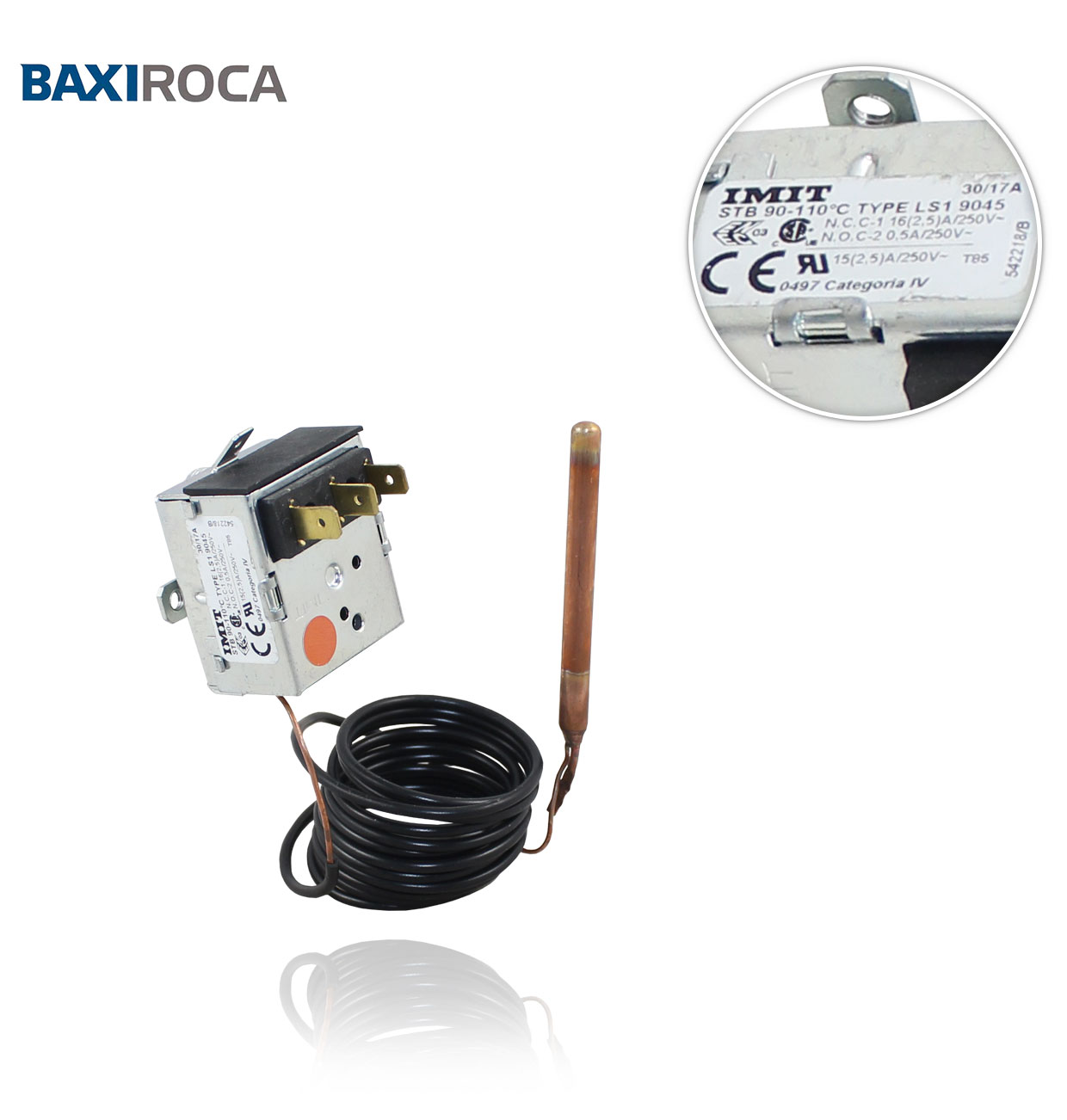 110ºC 2m ROCA  147037143 SWITCHING SAFETY THERMOSTAT